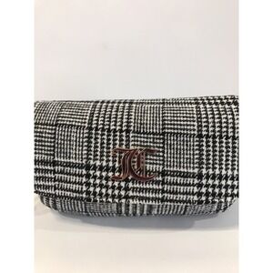 Black and white plaid juicy couture‎ waist  pouch belt bag fanny pack M/L